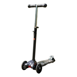 Monopatin Gugga Plegable Niños 4 Ruedas Led Reforzado 80kg