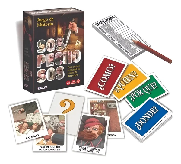 Juego De Mesa Sospechosos Original Toco Nueva Version
