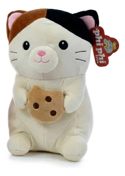 Peluche De Perrito Gatito Con Comida Suave 28cm Phi Phi Toys