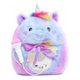 Mochila De Peluche Con Bluetooth Micrófono Karaoke Infantil