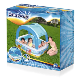 Pileta Inflable Cuadrada Bestway 52192 Pulpo De 265l