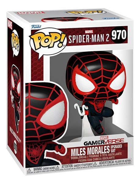 Funko Pop! Figura Spider-man 2 Miles Morales Traje Mejorado