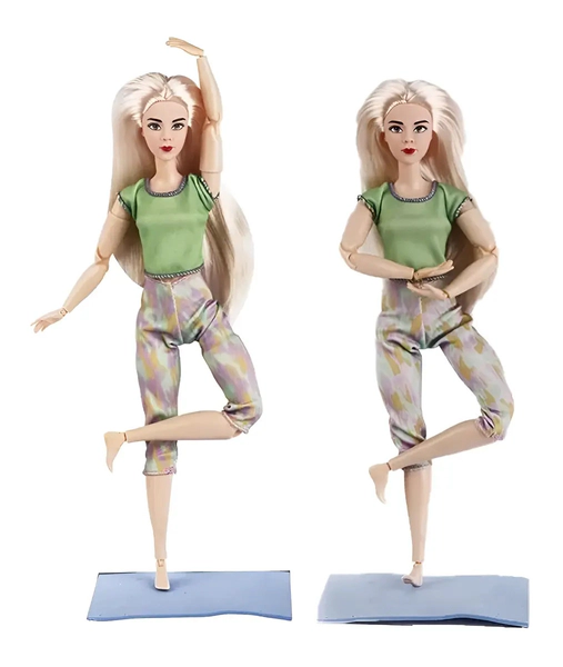 Muñeca Articulada Yoga Multiples Posiciones Reales