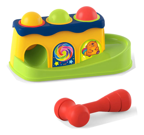 Juguete Didáctico De Bola Y Martillo Para Bebés Seguro