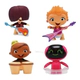 Muñeco Mini Beat Power Rockers Fuz Instrumento Next Point