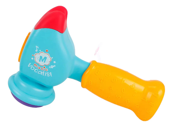 Martillo Musical Para Bebes Con Sonido Y Luces Led