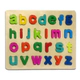 Juego De Encastre Rompecabezas De Madera Letras