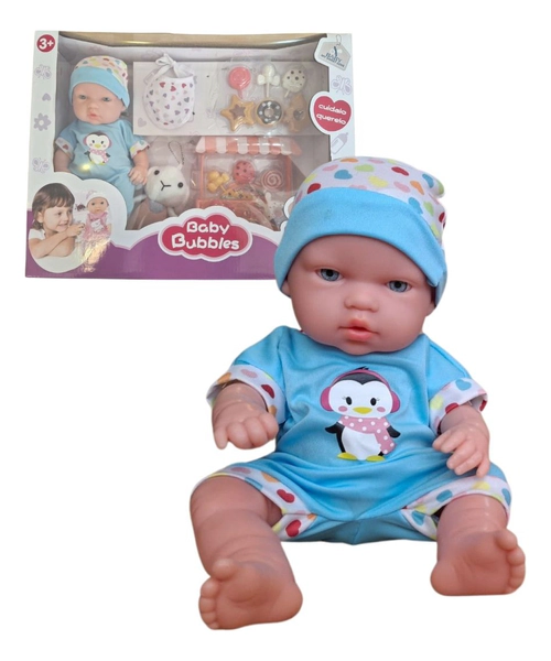 Muñeco Bebe Con Accesorios Candy Shop Baby Bubbles Bebote