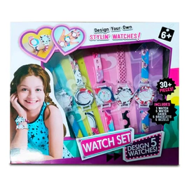 Kit De Bijouterie Para Niñas Diseñar Relojes + De 30 Piezas