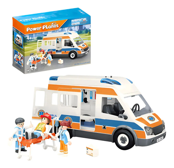 Playset Doctores Medicos C/ambulancia Luz Y Sonido