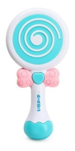 Sonajero Divertido Lollipop A Pila Con Luces Sonidos
