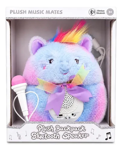 Mochila De Peluche Con Bluetooth Micrófono Karaoke Infantil