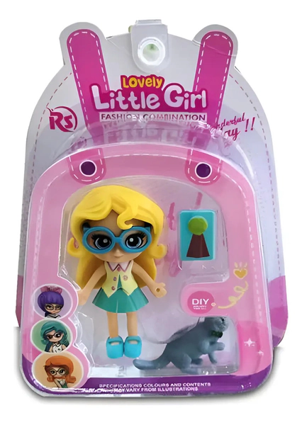 Muñecas Little Girl Con Mascotas Y Accesorios Coleccionables