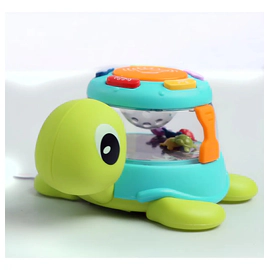 Tambor Interactivo Tortuga Con Luz Y Sonido
