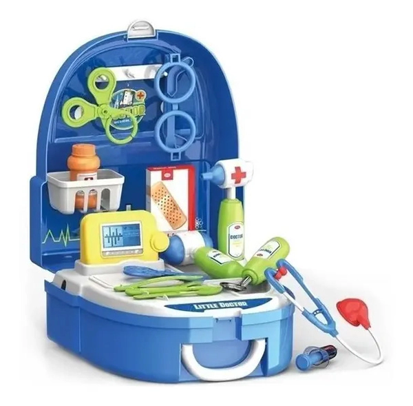 Doctor Doctora Valijita Mochila Playset , 18 Piezas !