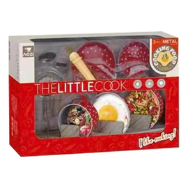 Juego De Cocina Con Accesorios De Metal Niños