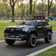 Camioneta a batería Policía 12v Control Remoto Negro 605
