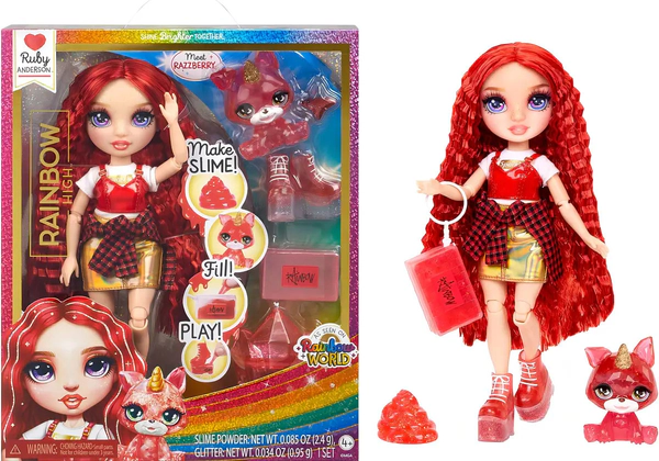 Muñeca Rainbow High Ruby 27 Cm Coleccionable Slime Original