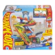 Pista Hot Wheels City Garage Acrobacias 2 En 1 Con Auto