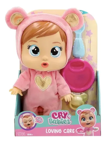 Muñeca Cry Babies Loving Care Bebes Llorones Lagrimas