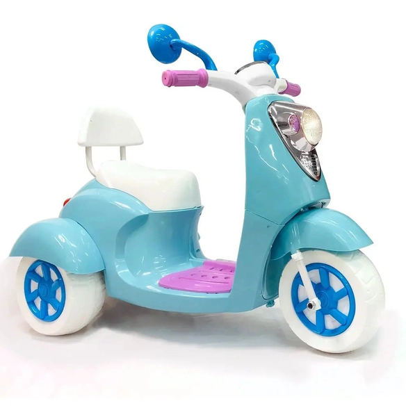 Moto Urbana A Batería 6v con 3 Ruedas Luces Y Sonidos Usb Soporta 30kg