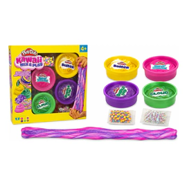 Play Doh Kawaii Mix Play Slime Masas Sensoriales 4 Potes