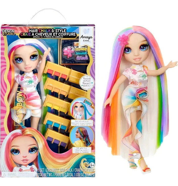 Rainbow High Muñeca Amaya Hair Chalk & Style 27cm Classic