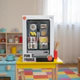 Heladera Juguete Fun Fridge Con Alimentos Y Accesorios Gris
