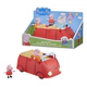 Muñeca Peppa Pig Auto Vehiculo Familiar Y Mama Pig C/ Sonido