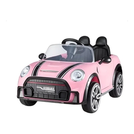 Auto A Batería 12v Mini Cooper Control Padres Sonido Luz ROSA