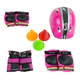 Patín 4 Ruedas Extensible C/ Set De Protección Lamborghini-FUCSIA