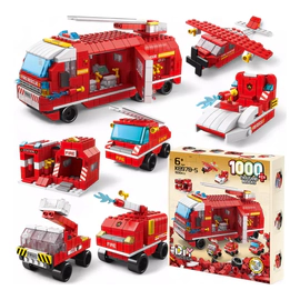 Camión De Bomberos Bloques Lele Brother 1000pzs