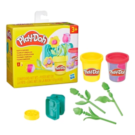Set Masas Play Doh Moldea Exhibe Flores Pequeñas