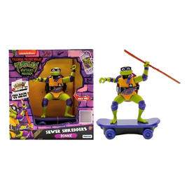 Las Tortugas Ninja Juguete Michelangelo En Skate Pull Back