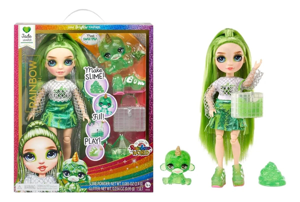 Muñeca Rainbow High Jade 27cm Coleccionable Slime Original