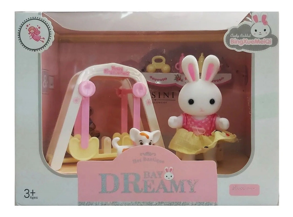 Set De Conejita Con Hamaca Y Accesorios Bay Dreamy