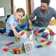 Pista De Carrera Flexible 92 Pz Con Auto Desmontable Con Luz