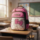 Hello Kitty Moño Mochila 18 Espalda Escuela Wabro Rosa