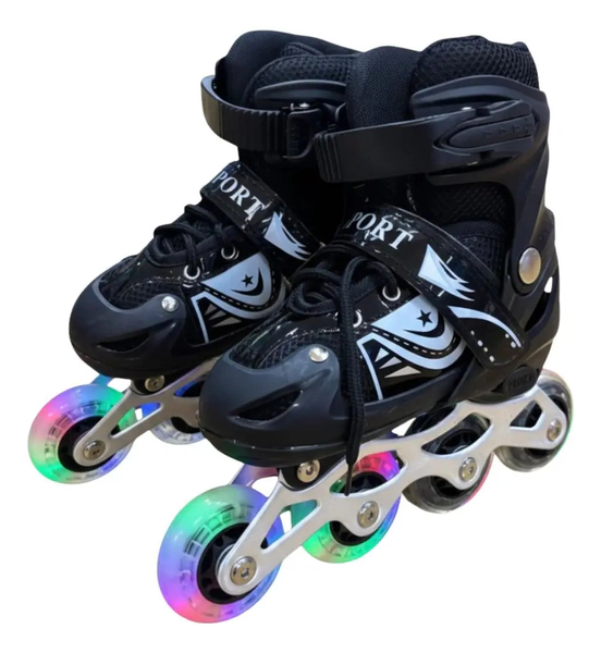 Patin Roller Extensible 4ruedas Luminosas Con 3 Modos De Uso