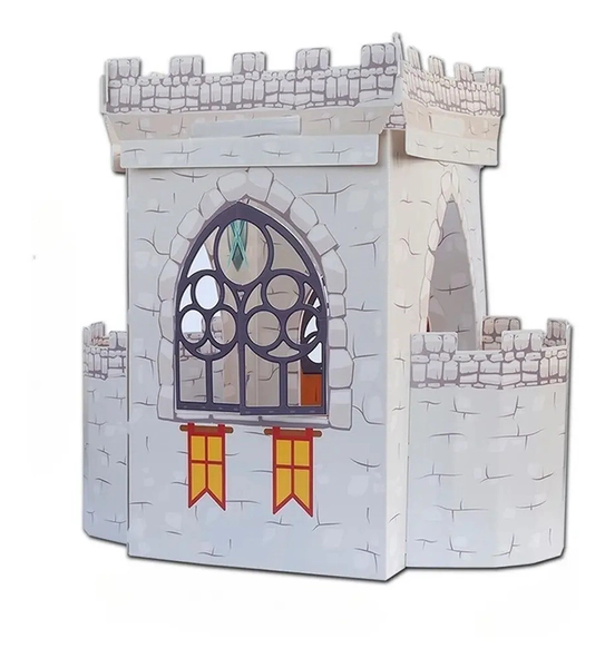 Carpa De Castillo Infantil Plástico Plegable Trasladable Atu