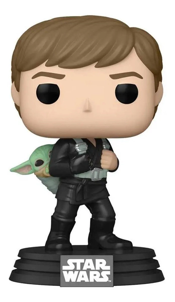 Funko Pop Star Wars Book Of Boba Fett Luke Skywalker & Grogu
