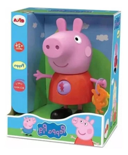 Muñeco Gigante De Peppa Pig Con Sonajero Y Actividades