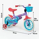 Bicicleta Infantil Stitch Rodado 12 Con Rueditas Dencar