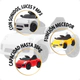 Auto A Bateria Control Remoto Padres Bluetooth App BLANCO