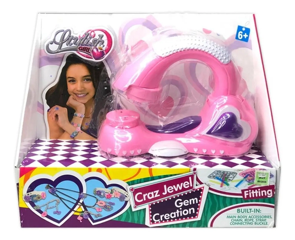 Set Maquina Con Strass Para Decorar Bijou Stylish