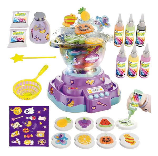 Kit Magic Water Elf Con Estación Mágica Y Figuras 3d Stem
