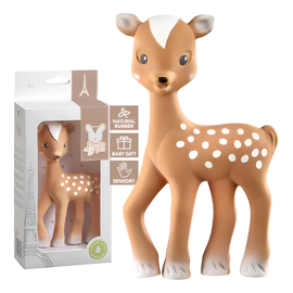 Mordillo Para Bebe Ciervo Bebe Fanfan 100% Caucho Natural +0