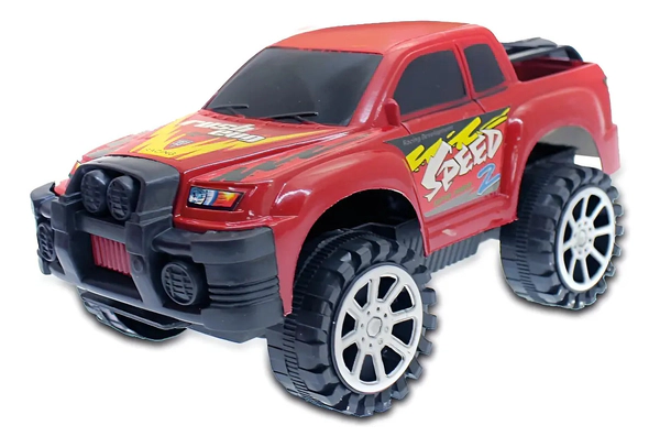 Auto Camioneta 4x4 Carrera A Fricción 22 Cm Diseño Original