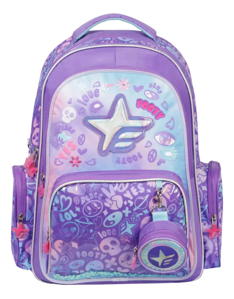 Mochila Footy Espalda 18 Hologram Star F6173
