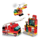 Bloques Para Armar Blocky Bomberos 160 Piezas Dimare